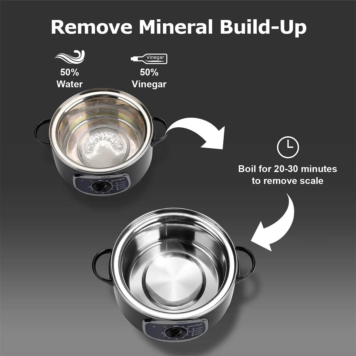 8.5 Qt Electric Stainless Steel Food Steamer