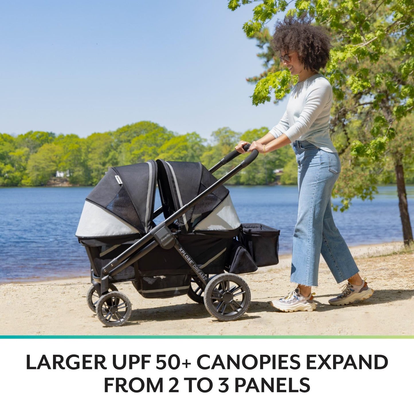 Evenflo Pivot Xplore All-Terrain Stroller Wagon (Wayfarer Black)