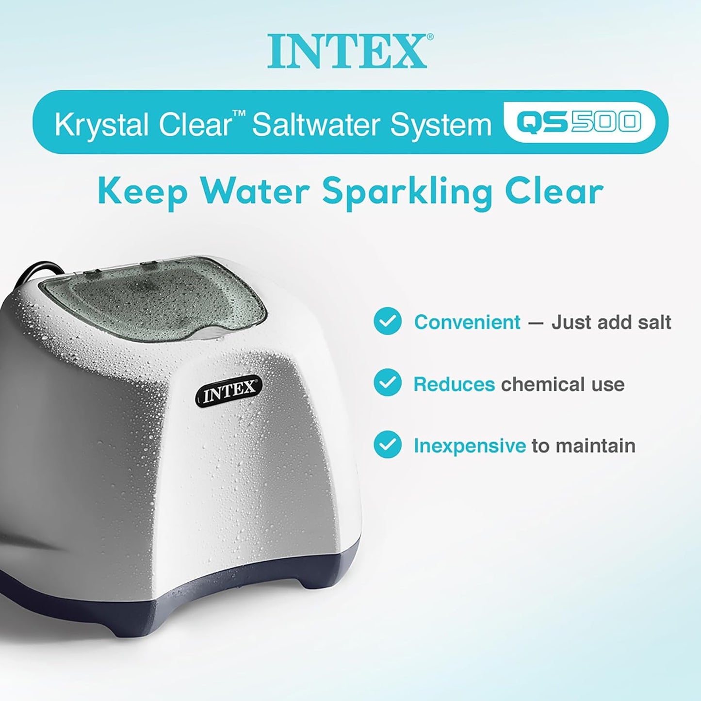 Krystal Clear Saltwater System for Above-Ground Pools up to 15,000 Gallons