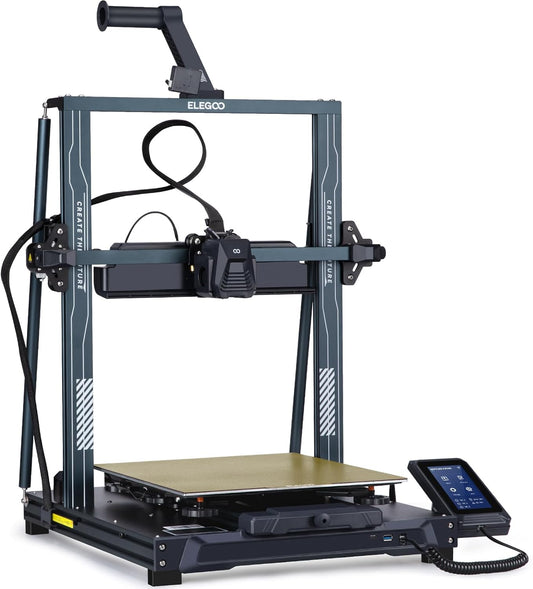 Printer with Auto Bed Leveling, Dual-Gear Direct Extruder, Dual Lead Screw Drive, Removable Capacitive Screen, 8.85x8.85x11in Large Printing Size