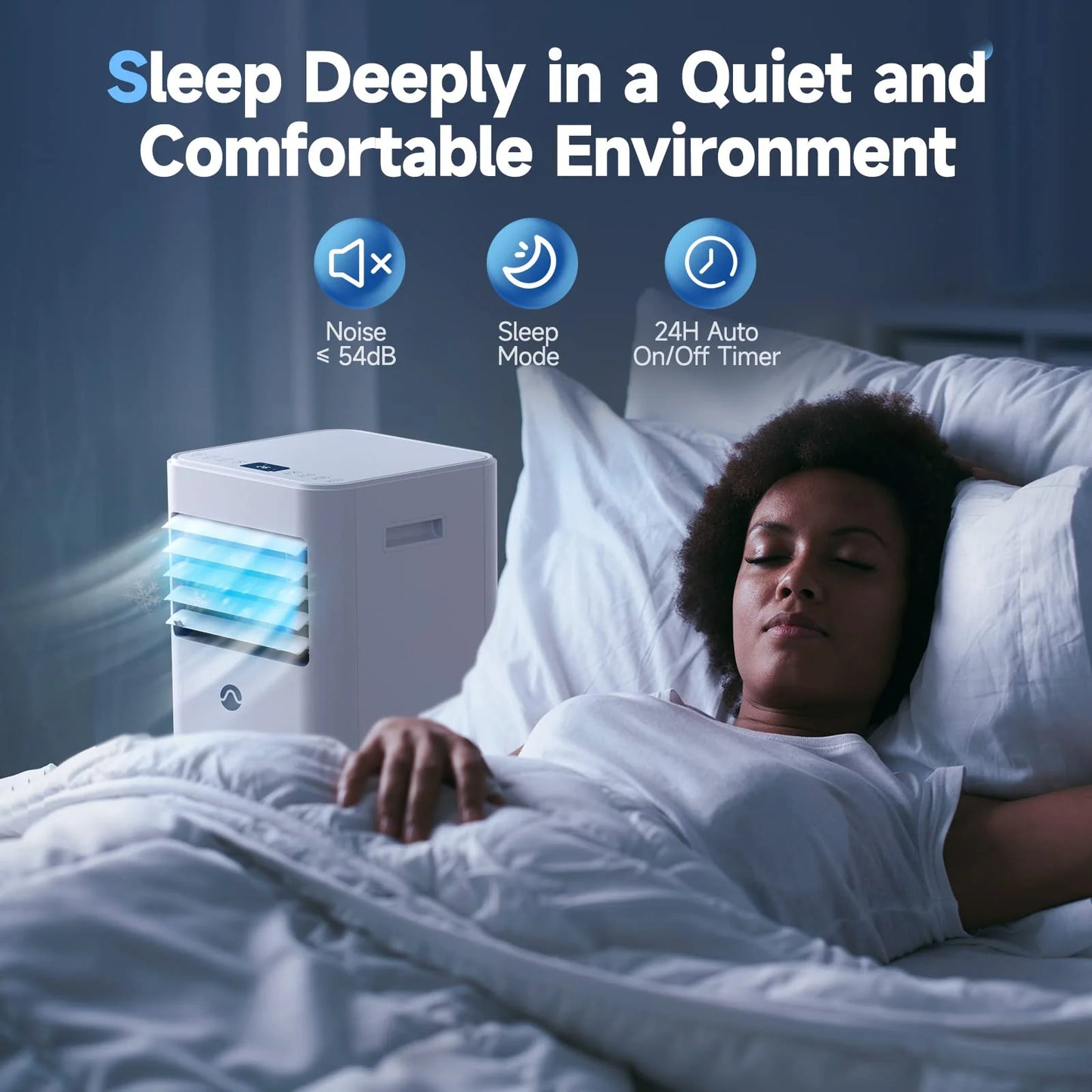 10000 BTU Portable AC for Room up to 450 Sq. Ft