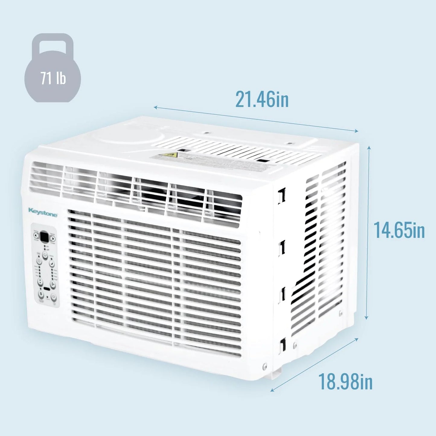 14,500 BTU Window Air Conditioner and Dehumidifier