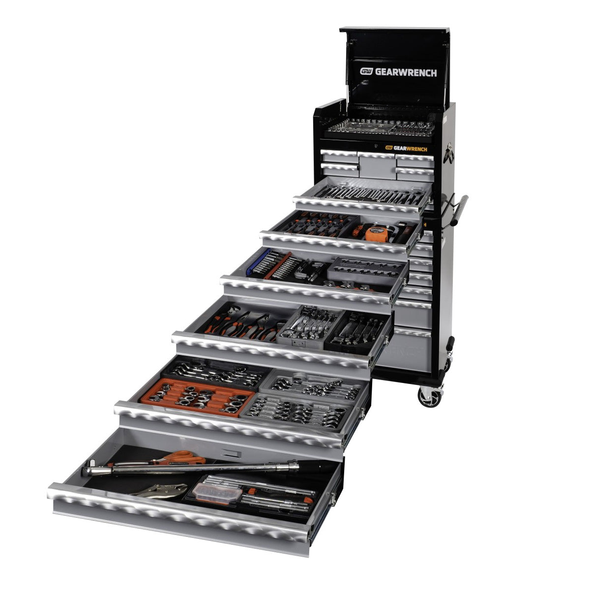 GearWrench 310 Piece Tool Kit With Chest & Roll Cab 89912