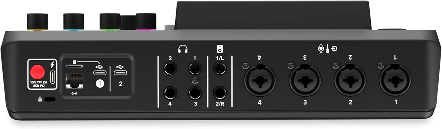 All-in-One Production Solution for Podcasting, Streaming, Music Production and Content Creation,Black