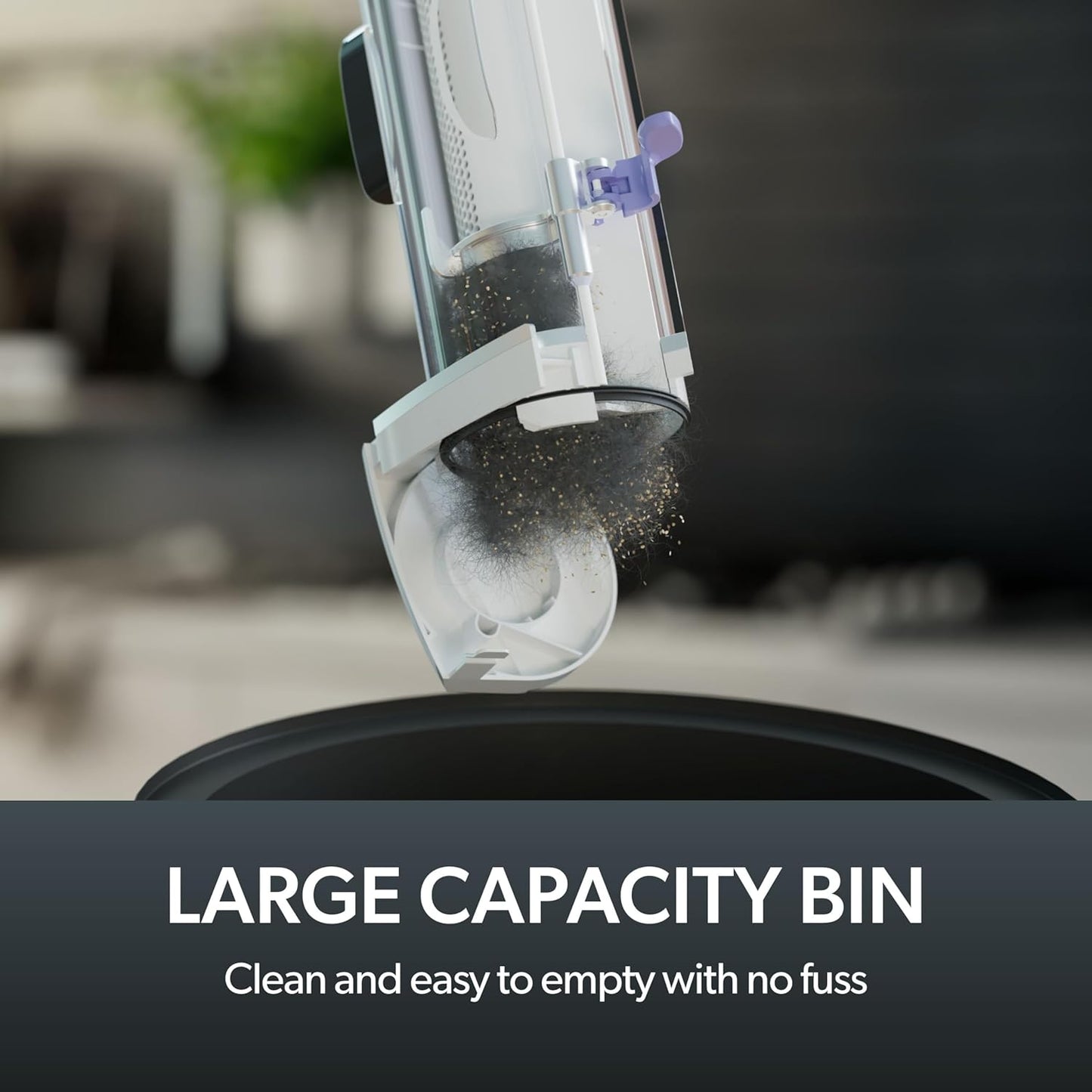 Platinum Cordless Vacuum Cleaner - Includes Anti-Hair Wrap Brush Bar - Perfect for Carpet and Hardwood Floors - Rechargeable 22v Li-ion Battery - Lightweight (7 lbs.)