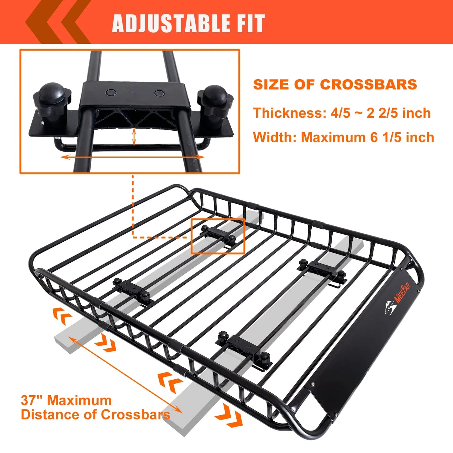 Roof Rack Carrier Basket Universal Rooftop