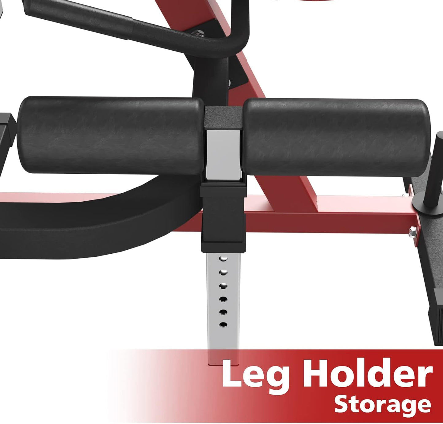 Leg Extension and Curl Machine, Lower Body Special Leg Machine, Adjustable Leg Exercise Bench with Plate Loaded, Leg Rotary Extension for Thigh, Home Gym Weight Machine