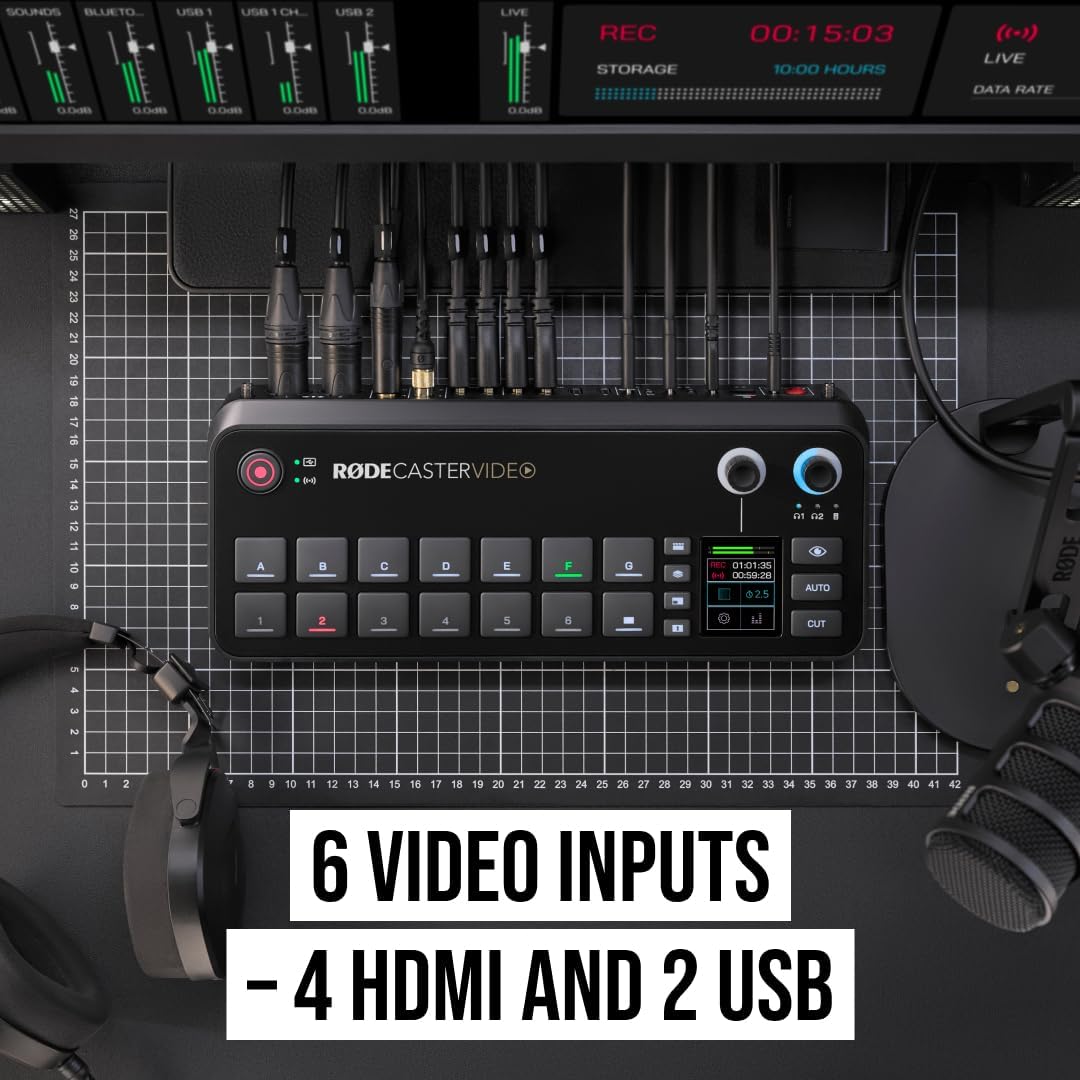 All-in-One Production Solution for Podcasting, Streaming, Music Production and Content Creation,Black