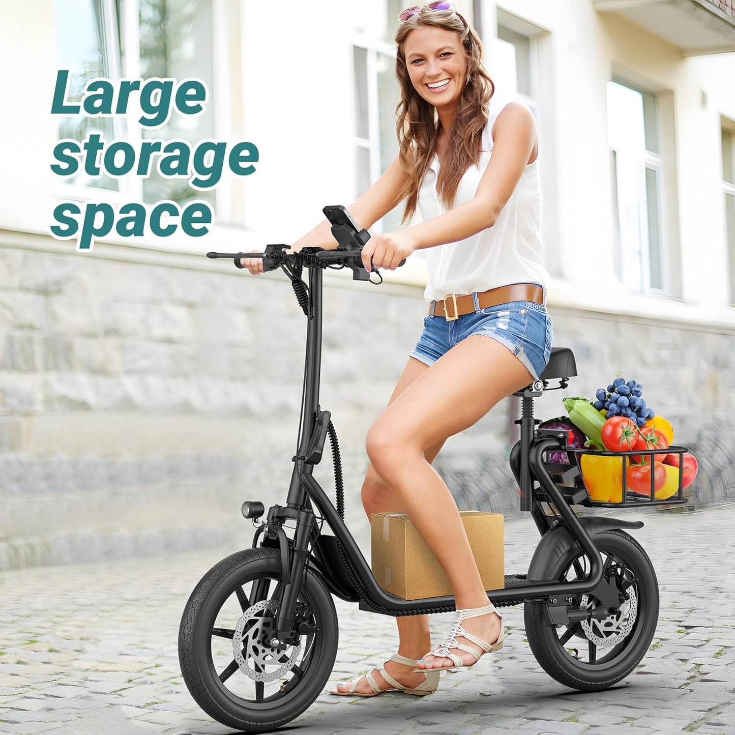 Electric Scooter Adults,Max 19/27/49 Miles Ranges,Top Speed 19/22 mph,350/750W Peak Motor, Folding E-Scooter with Dual Braking Dual Suspension
