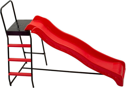 Trampoline Step N Slide | Fun Indoor & Outdoor Ladder and Wave Slide Set �� Perfect for Round or Rectangle Trampolines with or Without Net