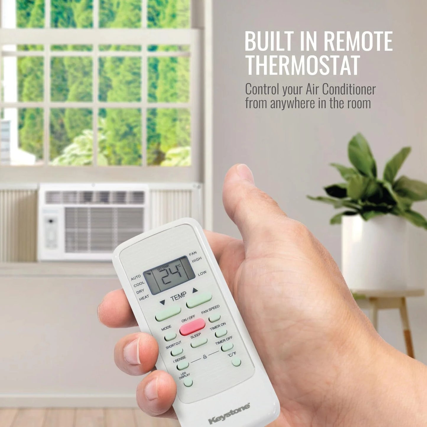 14,500 BTU Window Air Conditioner and Dehumidifier