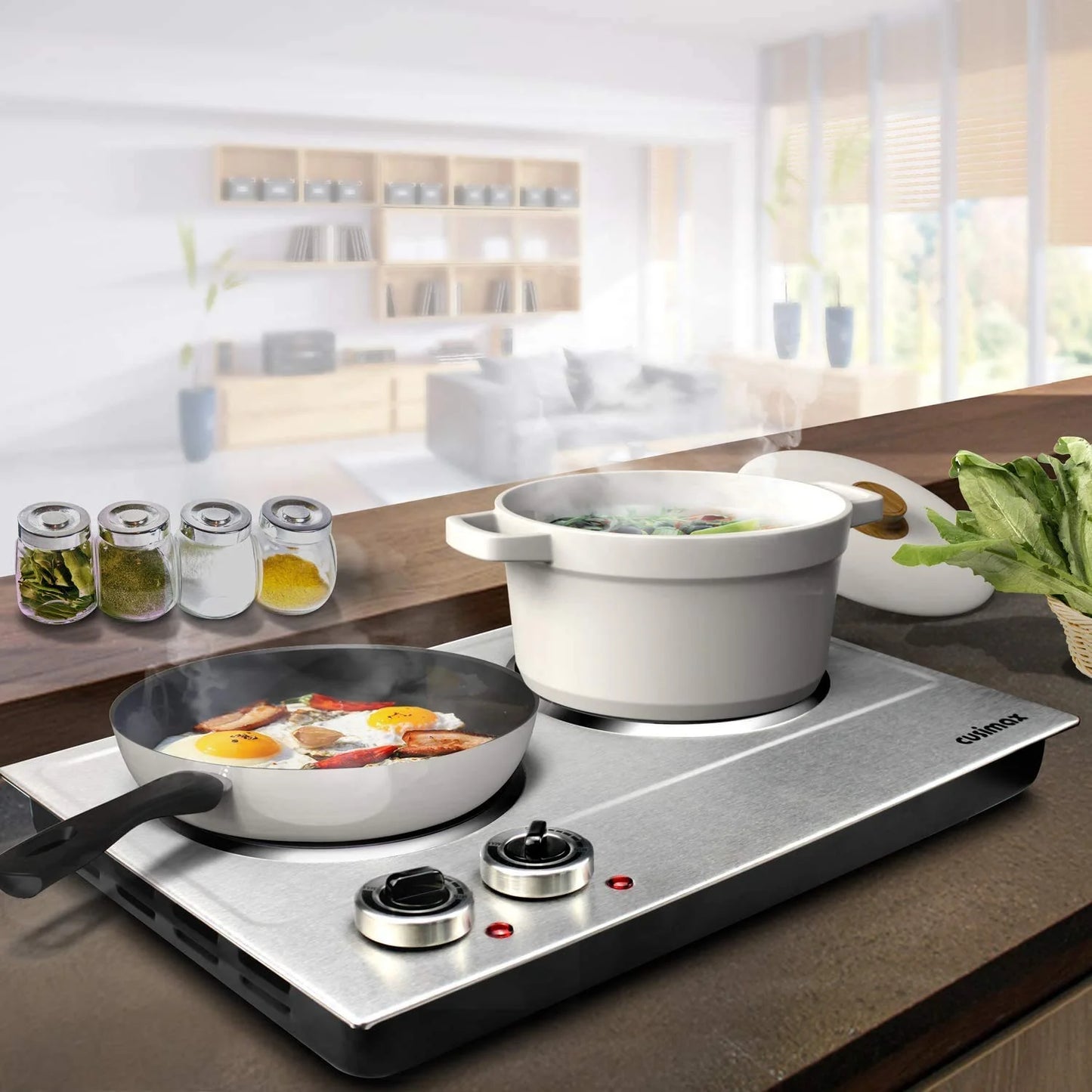 1800W Ceramic Electric Hot Plate for Cooking