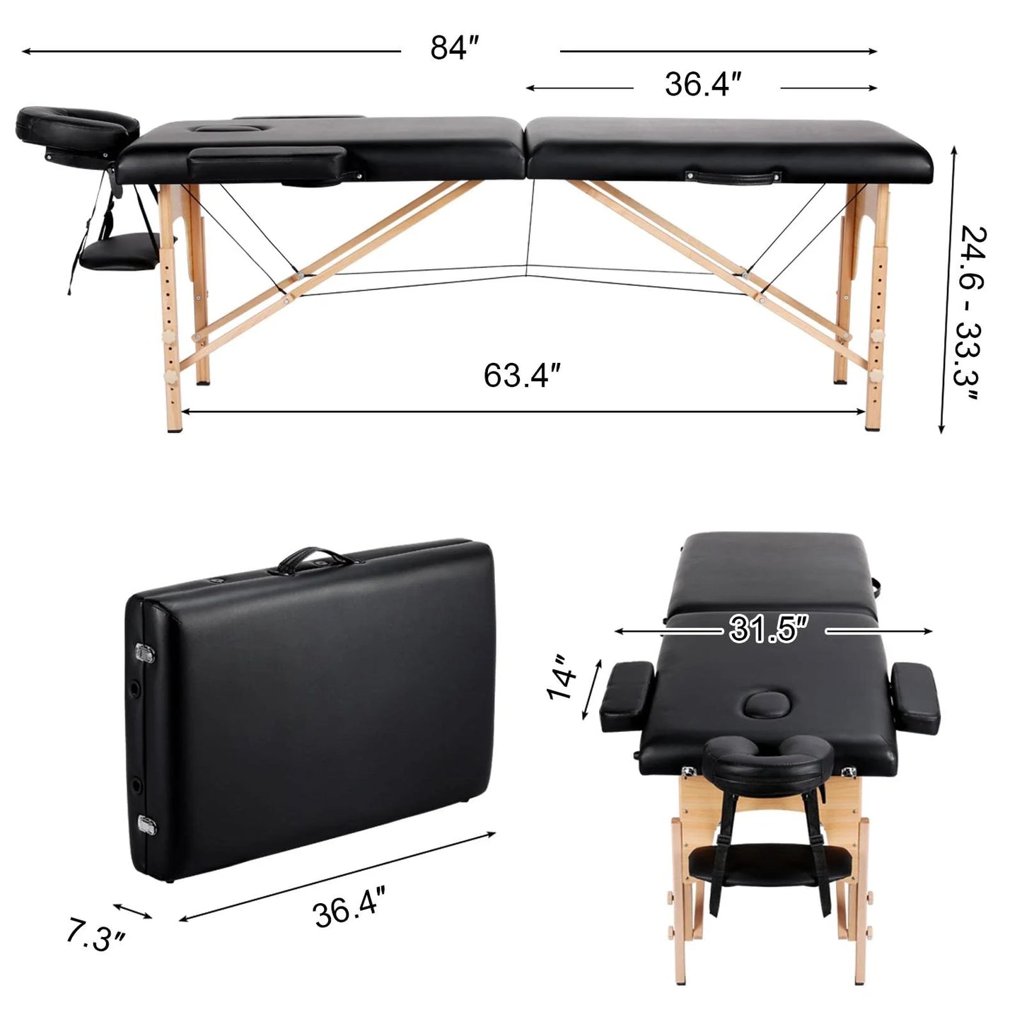 Portable Massage Bed for Beauty Tattoo