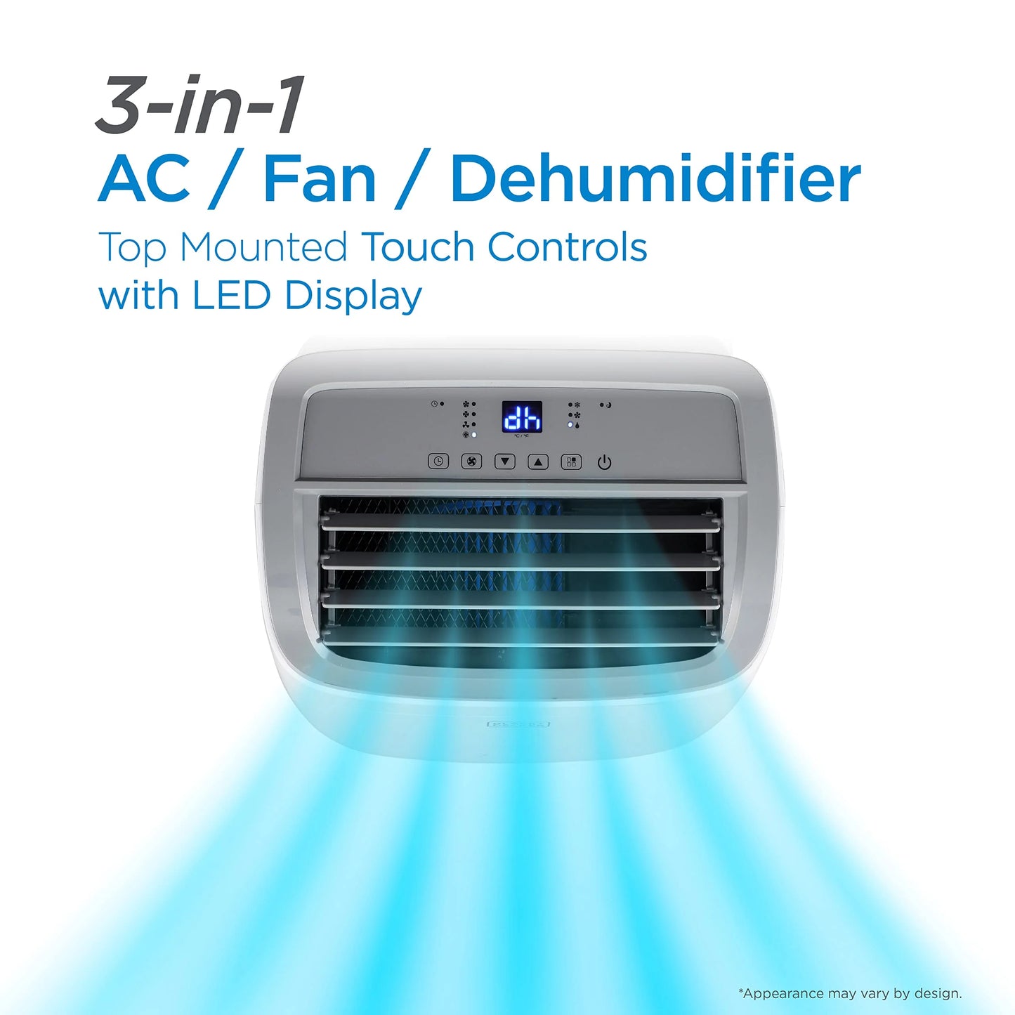 8,000 BTU Portable Air Conditioner up to 350 Sq.Ft