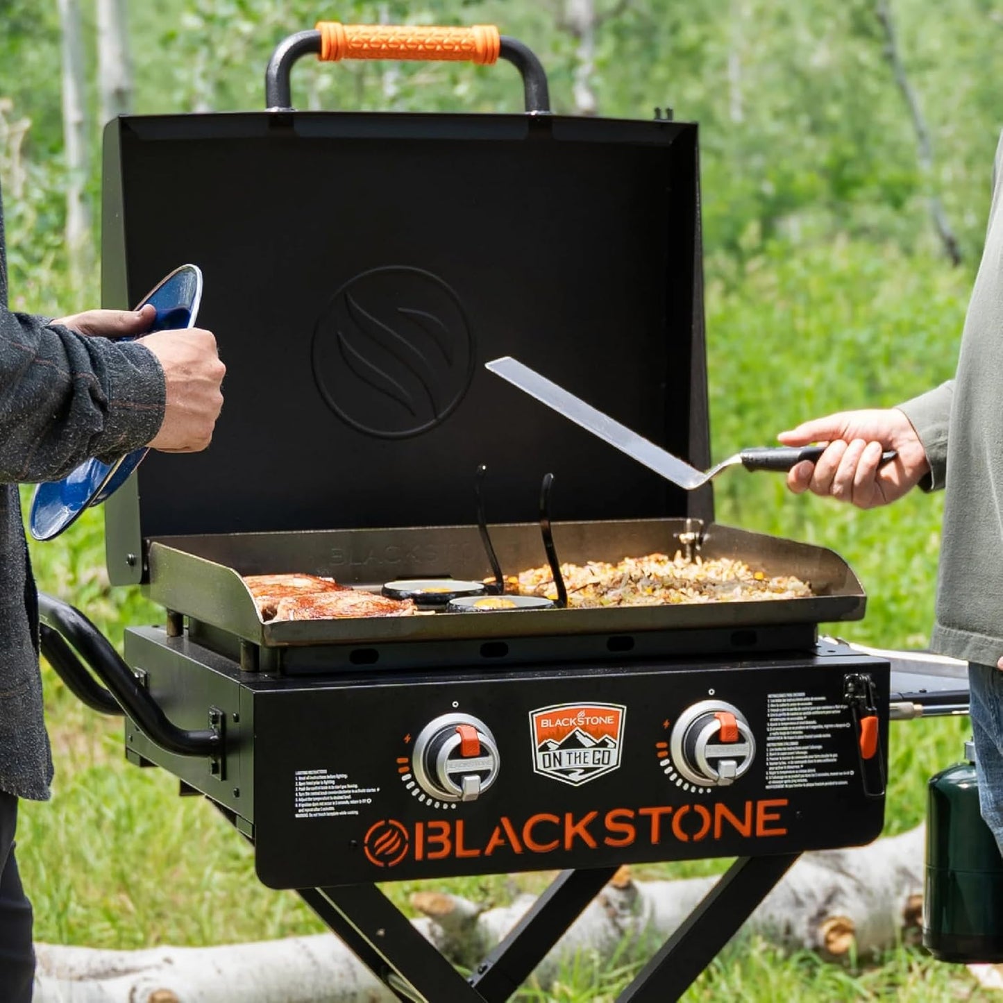 Blackstone 22 Inch Griddle - Portable Blackstone Omnivore Grill with Flexfold Legs, Includes Accessories, Seasoning, and Griddle Gloves