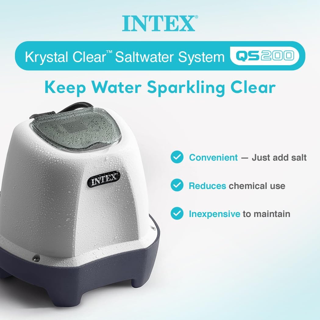 Krystal Clear Saltwater System for Above-Ground Pools up to 15,000 Gallons