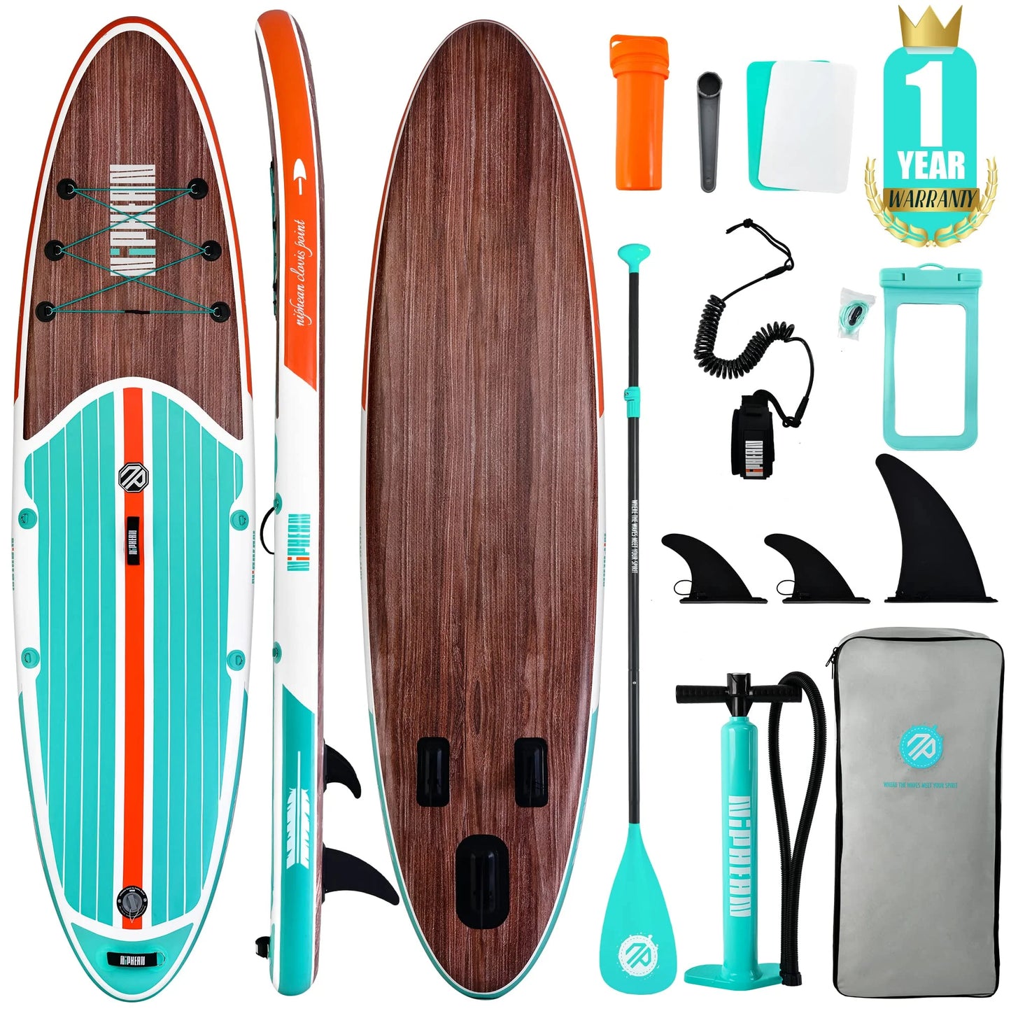 Inflatable Stand Up Paddle Board with SUP Accessories