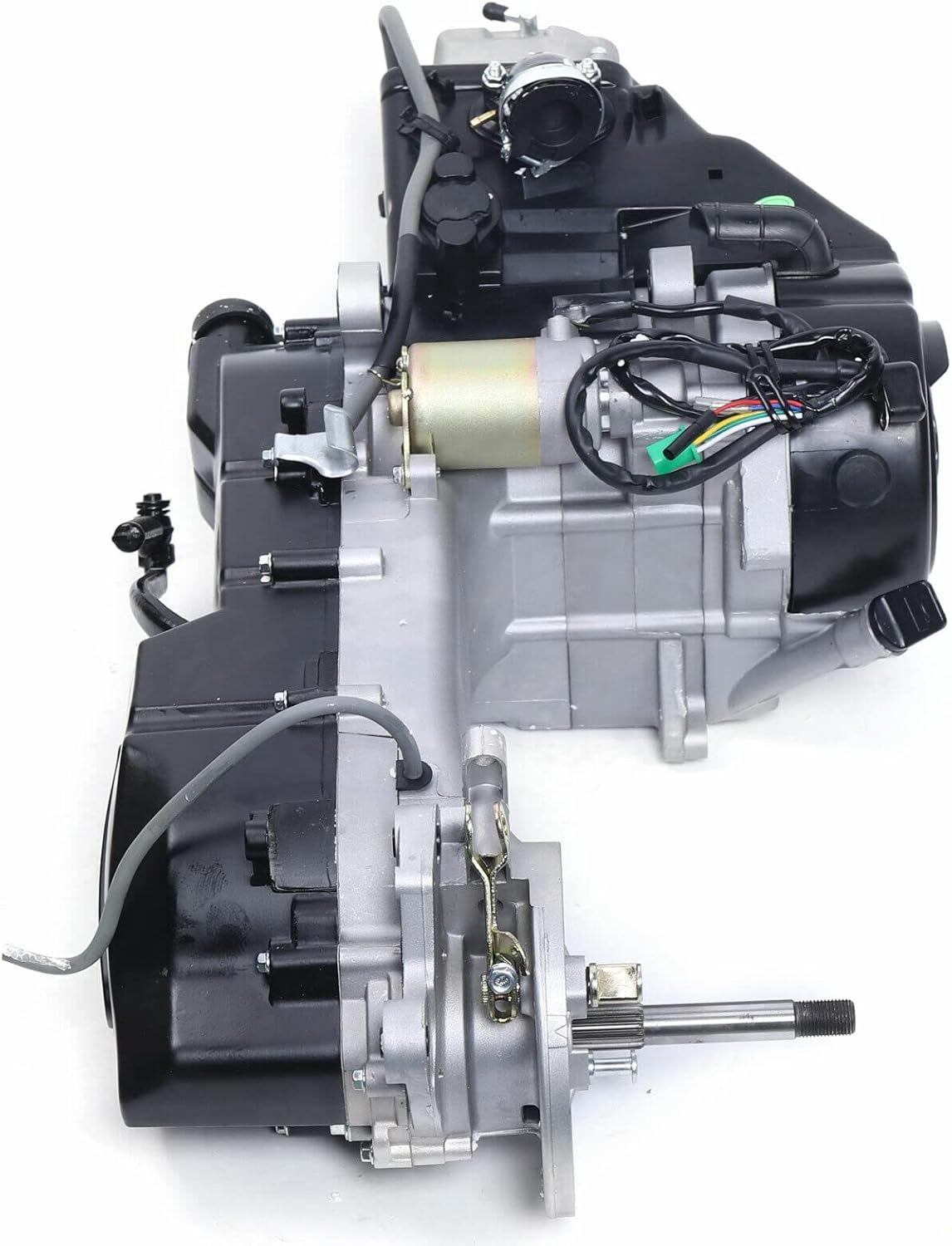 150CC 4 Stroke Engine Motor, Gy6 Single Cylinder Complete Engine Kit for 110cc-150cc Atvs and Go Karts and 11" Long Box Engine Size Scooters High-Flow Oil Pump CVT Carburetor Top Mount