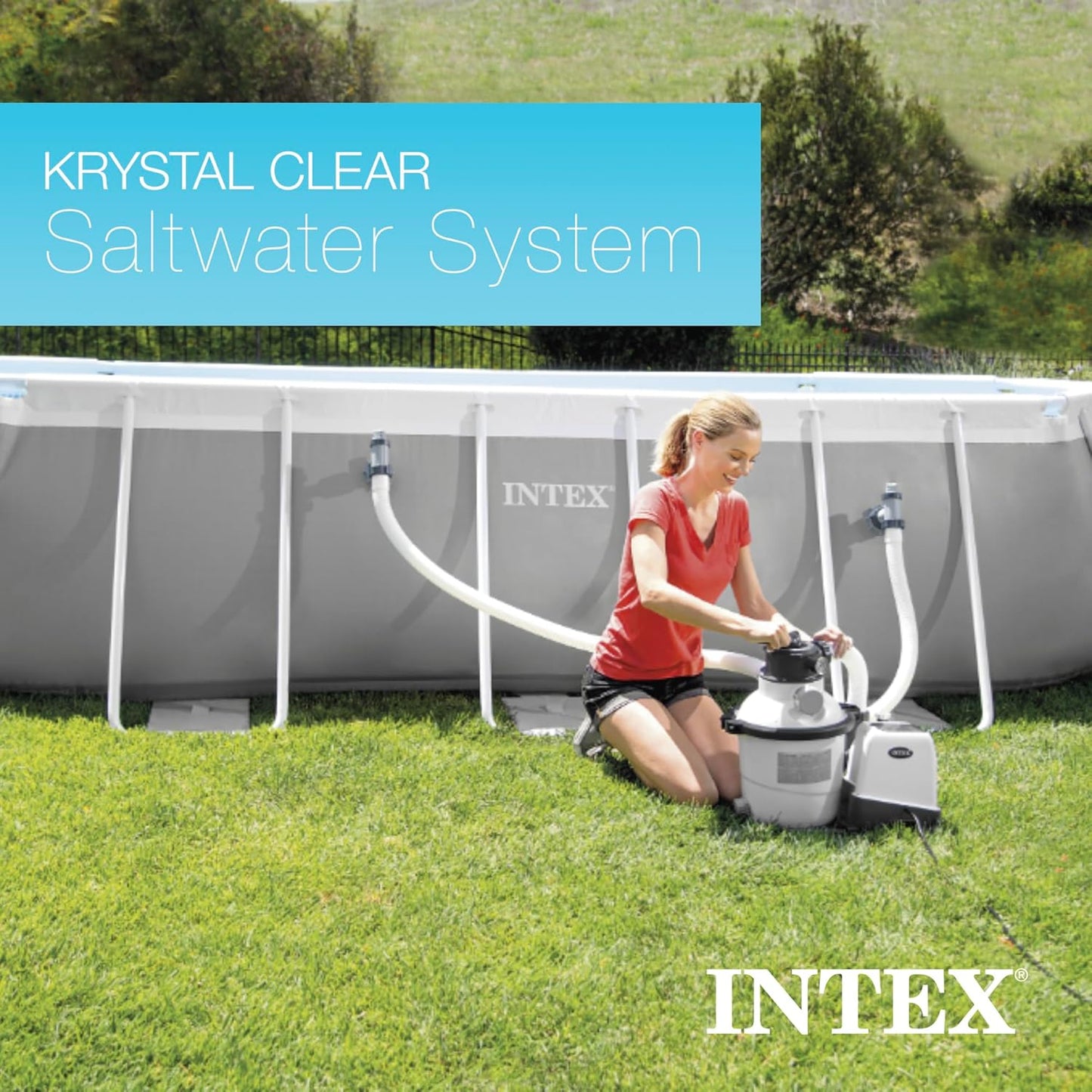 Krystal Clear Saltwater System for Above-Ground Pools up to 15,000 Gallons