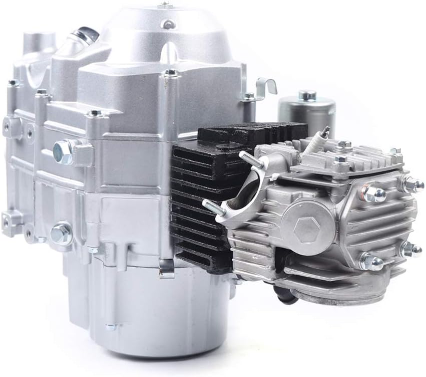 150CC 4 Stroke Engine Motor, Gy6 Single Cylinder Complete Engine Kit for 110cc-150cc Atvs and Go Karts and 11" Long Box Engine Size Scooters High-Flow Oil Pump CVT Carburetor Top Mount