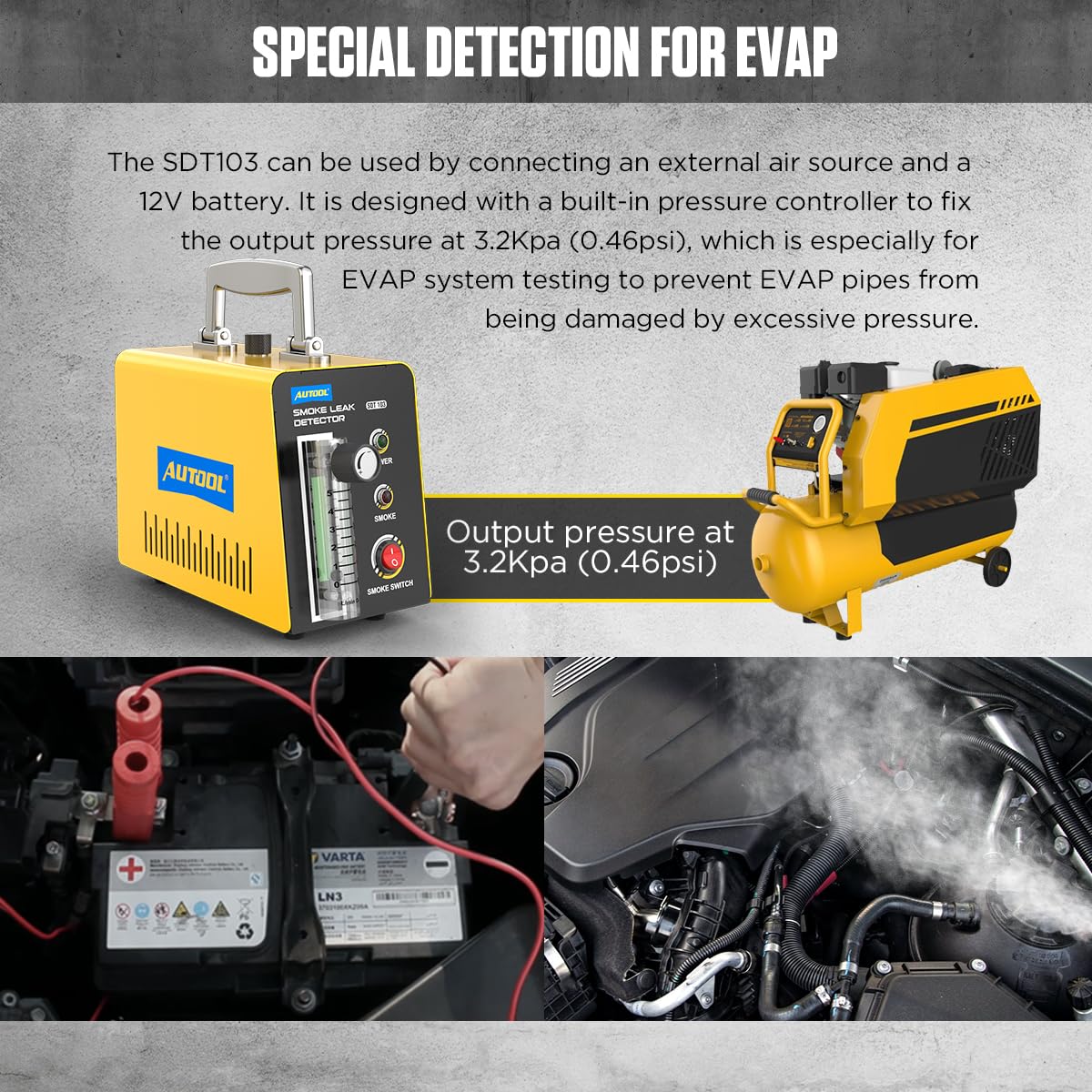 Smoke Machine Automotive Leak Detector