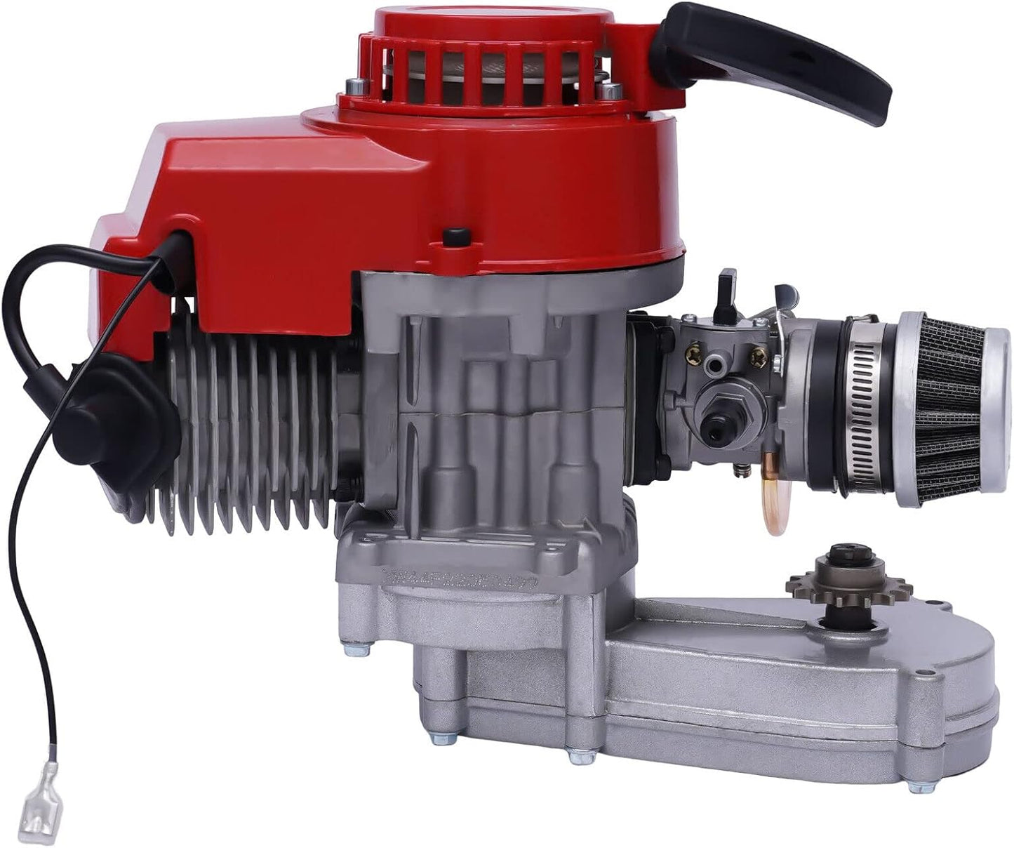 150CC 4 Stroke Engine Motor, Gy6 Single Cylinder Complete Engine Kit for 110cc-150cc Atvs and Go Karts and 11" Long Box Engine Size Scooters High-Flow Oil Pump CVT Carburetor Top Mount