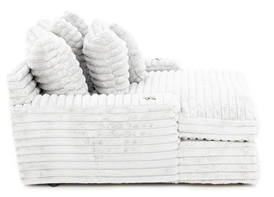 Autumn Sale - Nestle Chaise Lounge With Dual Cupholders And Charging Ports