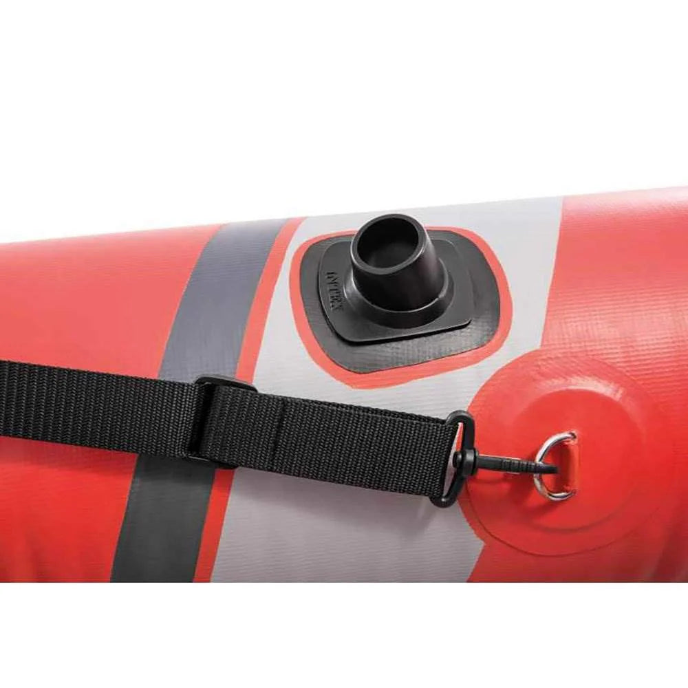 2 Person Vinyl Inflatable Kayak with Aluminum Oars
