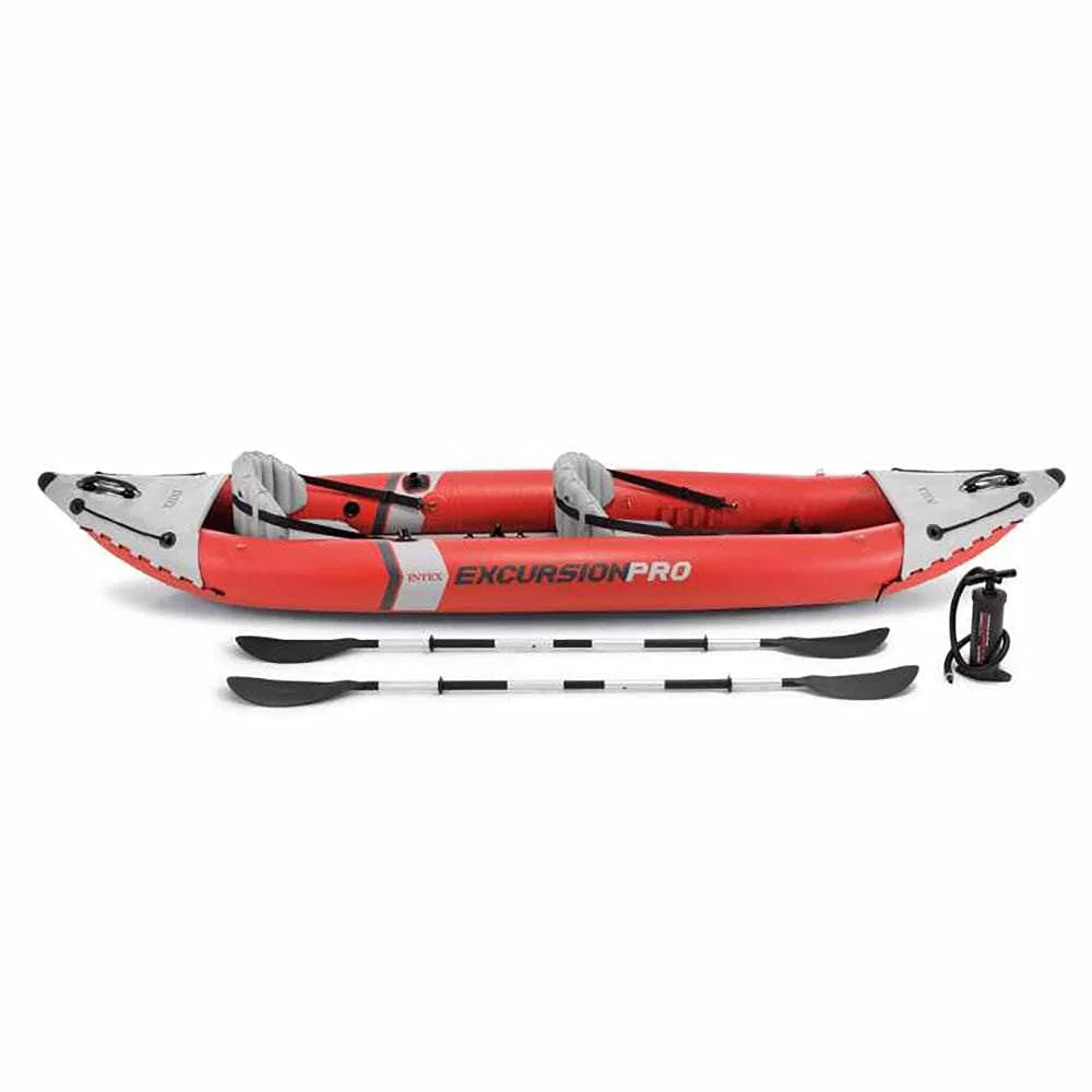 2 Person Vinyl Inflatable Kayak with Aluminum Oars