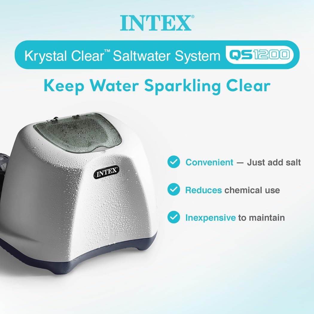 Krystal Clear Saltwater System for Above-Ground Pools up to 15,000 Gallons
