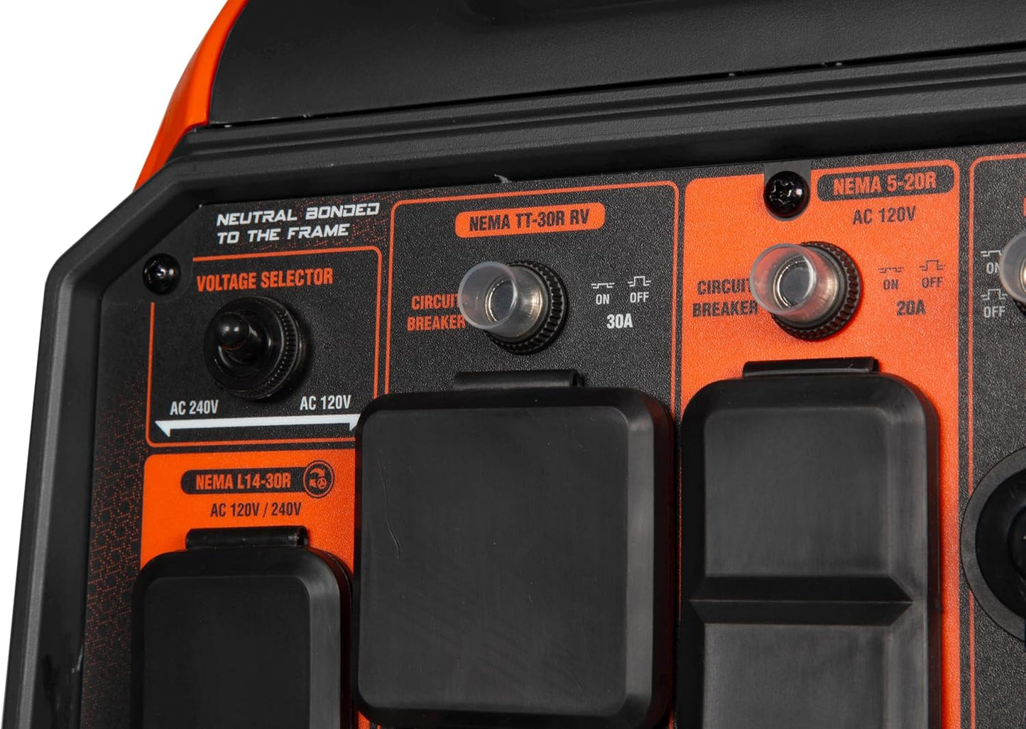 Quiet 6800-Watt Dual Fuel RV-Ready Electric Start Portable Inverter Generator with Fuel Shut Off and CO Watchdog for Electric Vehicle Backup (DF680iX)