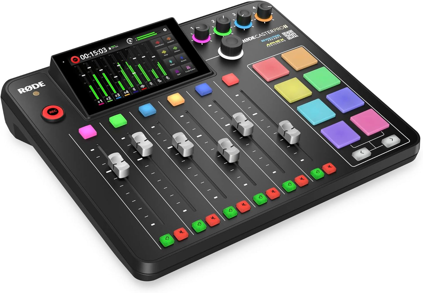 All-in-One Production Solution for Podcasting, Streaming, Music Production and Content Creation,Black