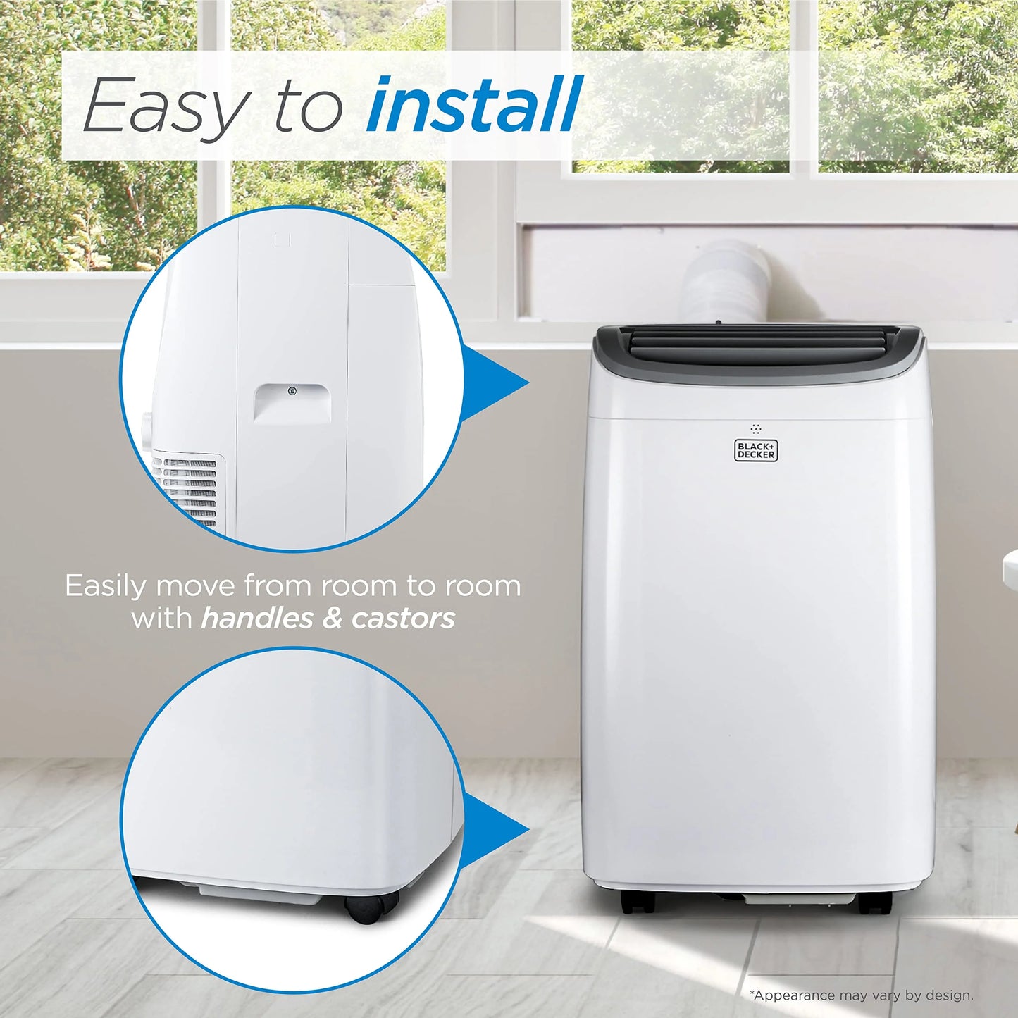 8,000 BTU Portable Air Conditioner up to 350 Sq.Ft