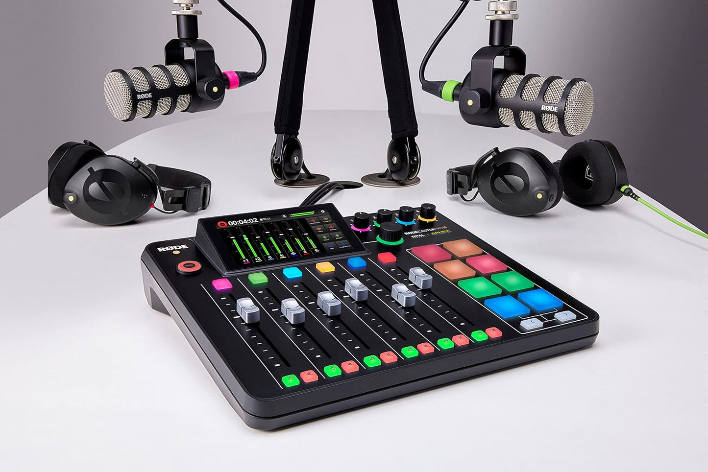 All-in-One Production Solution for Podcasting, Streaming, Music Production and Content Creation,Black