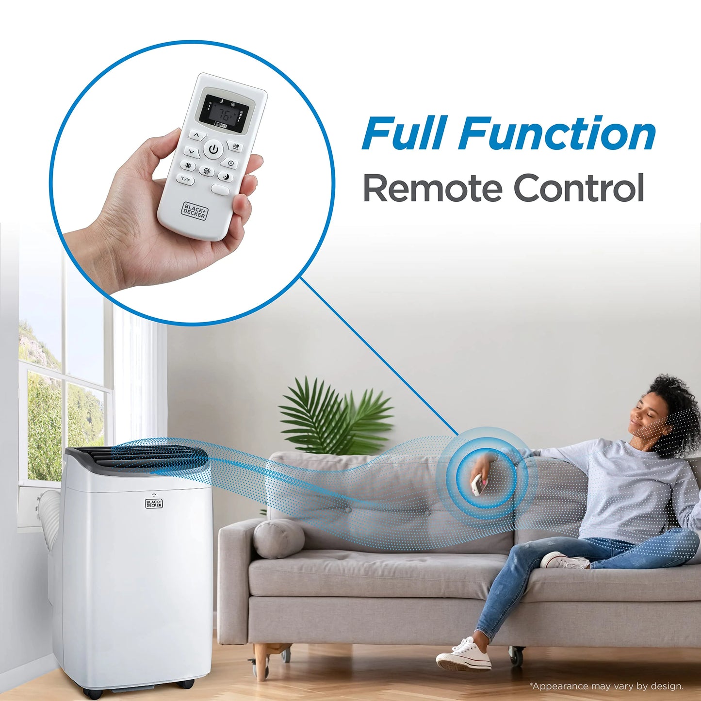 8,000 BTU Portable Air Conditioner up to 350 Sq.Ft