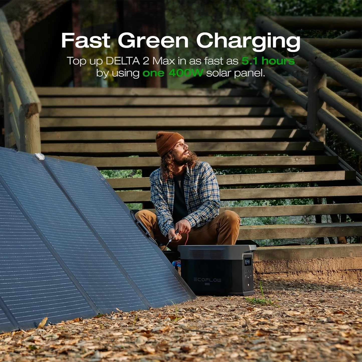 Portable Power Station, 2400W LFP Solar Generator, Full Charge in 1 Hr, 2048Wh Solar Powered Generator for Home Backup(Solar Panel Optional)