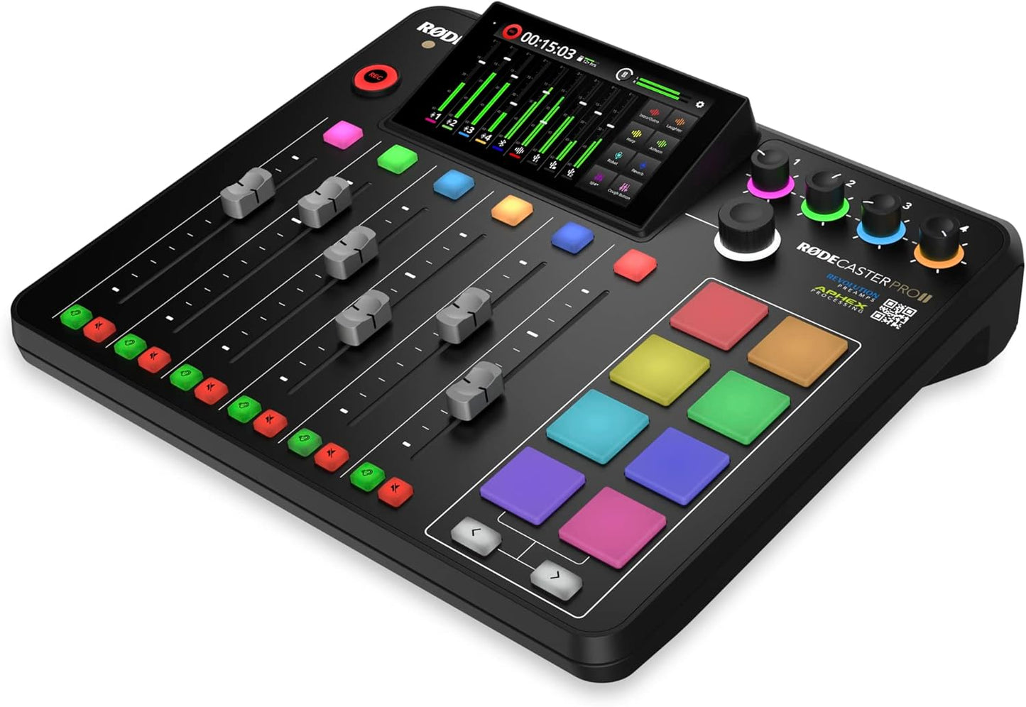 All-in-One Production Solution for Podcasting, Streaming, Music Production and Content Creation,Black