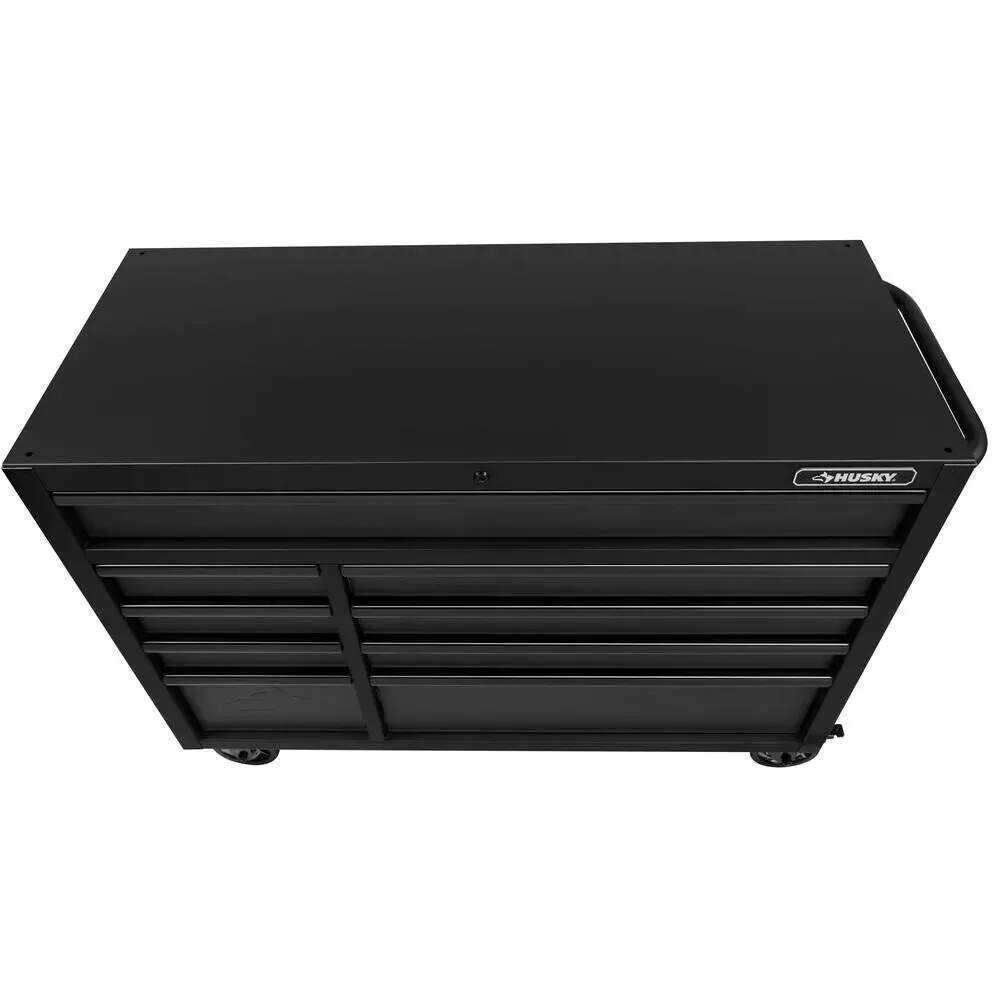 INDUSTRIAL 52 IN. W X 21.5 IN. D 9-DRAWER TOOL CHEST ROLLING CABINET IN MATTE BLACK