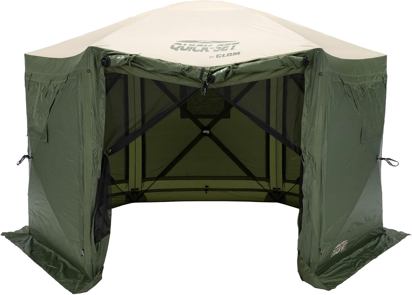 Screen Tent, Outdoor Camping Gazebo Canopy, Escape, 11.5', Brown
