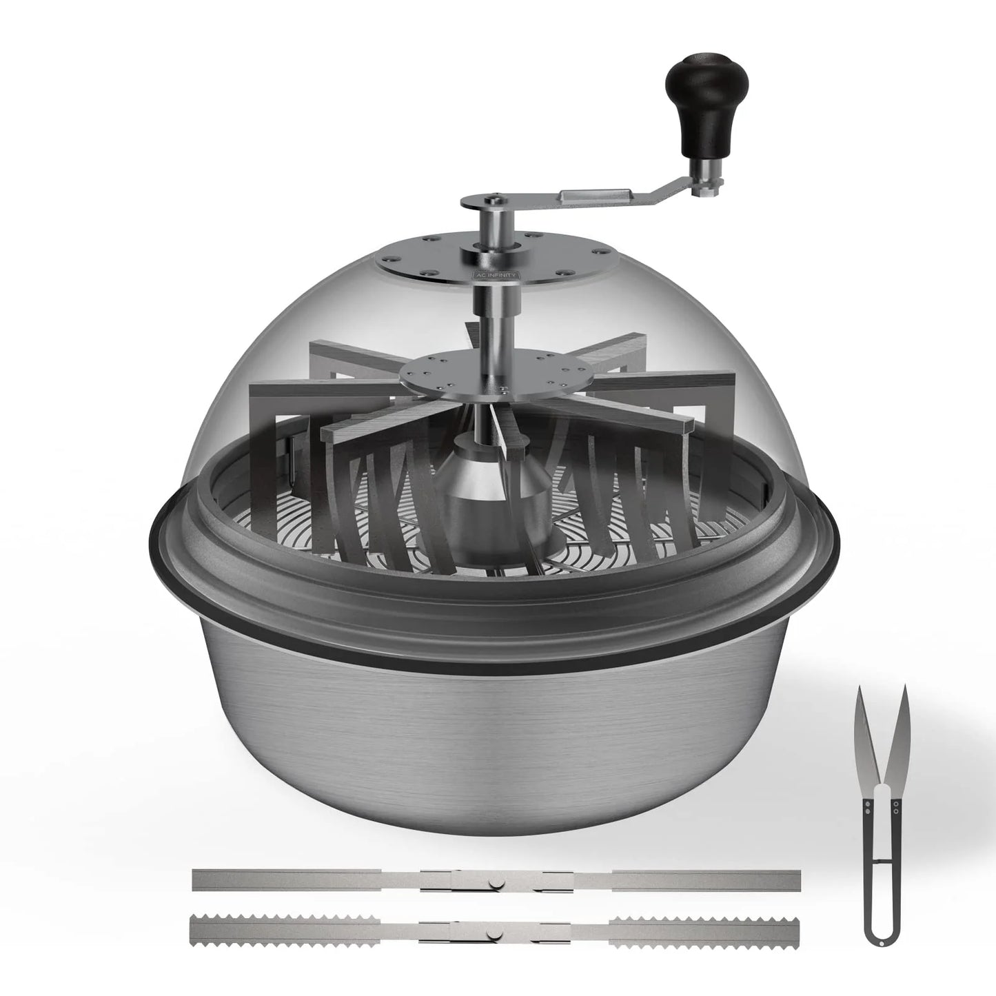 16" Bud Leaf Bowl Trimmer with Stainless Steel Blades