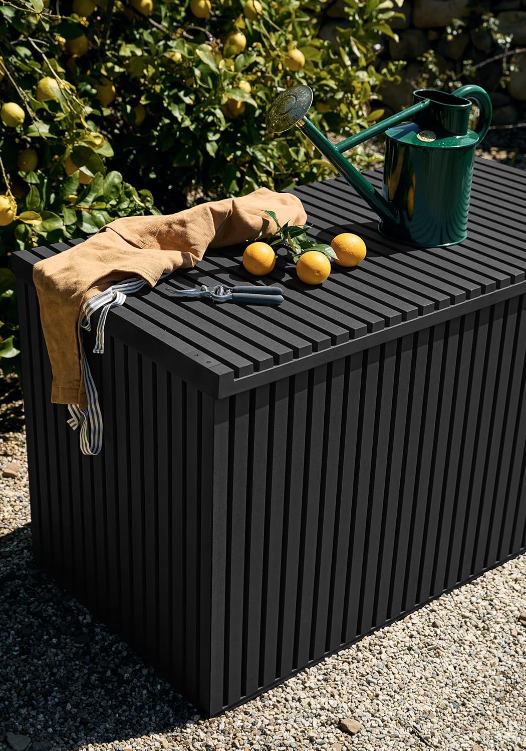 120-gallon all-purpose storage box | Lockable storage box, used for storing outdoor furniture, outdoor cushions, throw pillows, and gardening tools, etc.