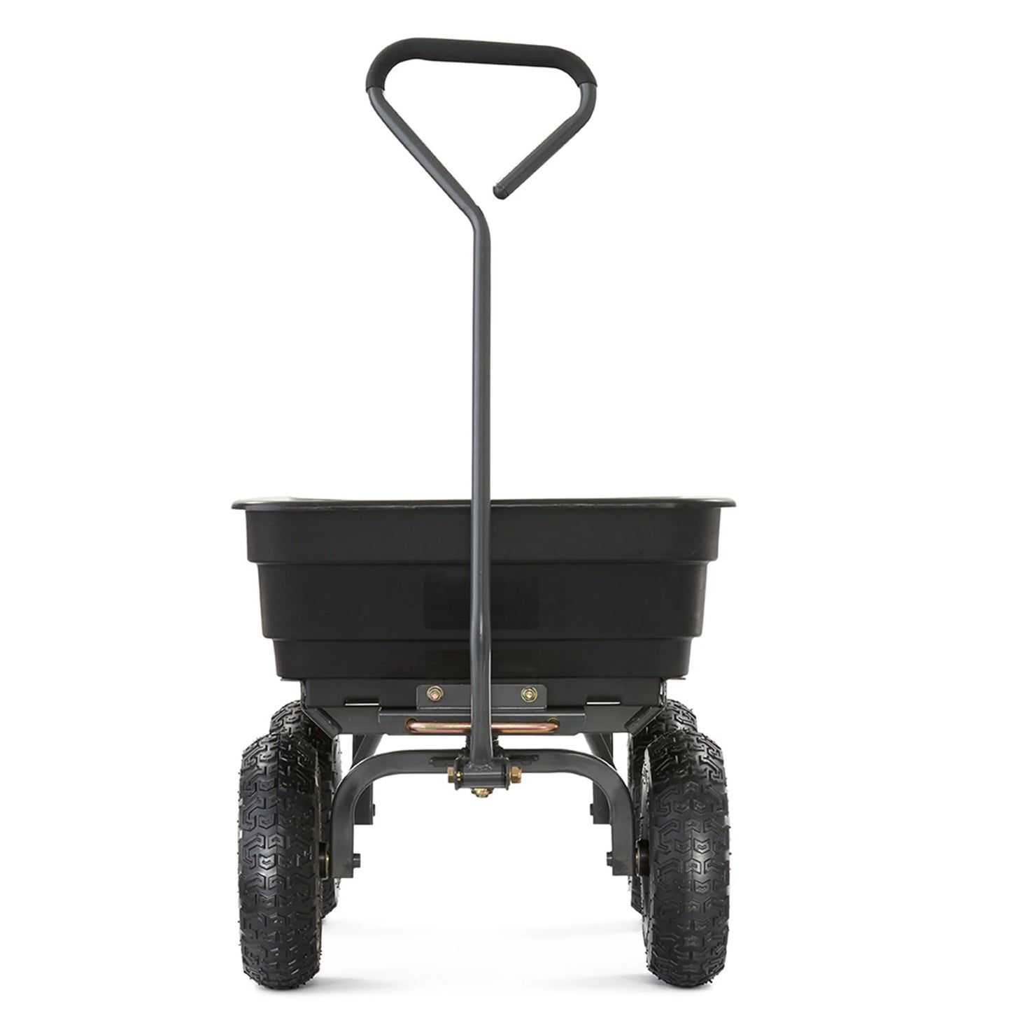Poly Garden Dump Cart with Easy to Assemble Steel Frame