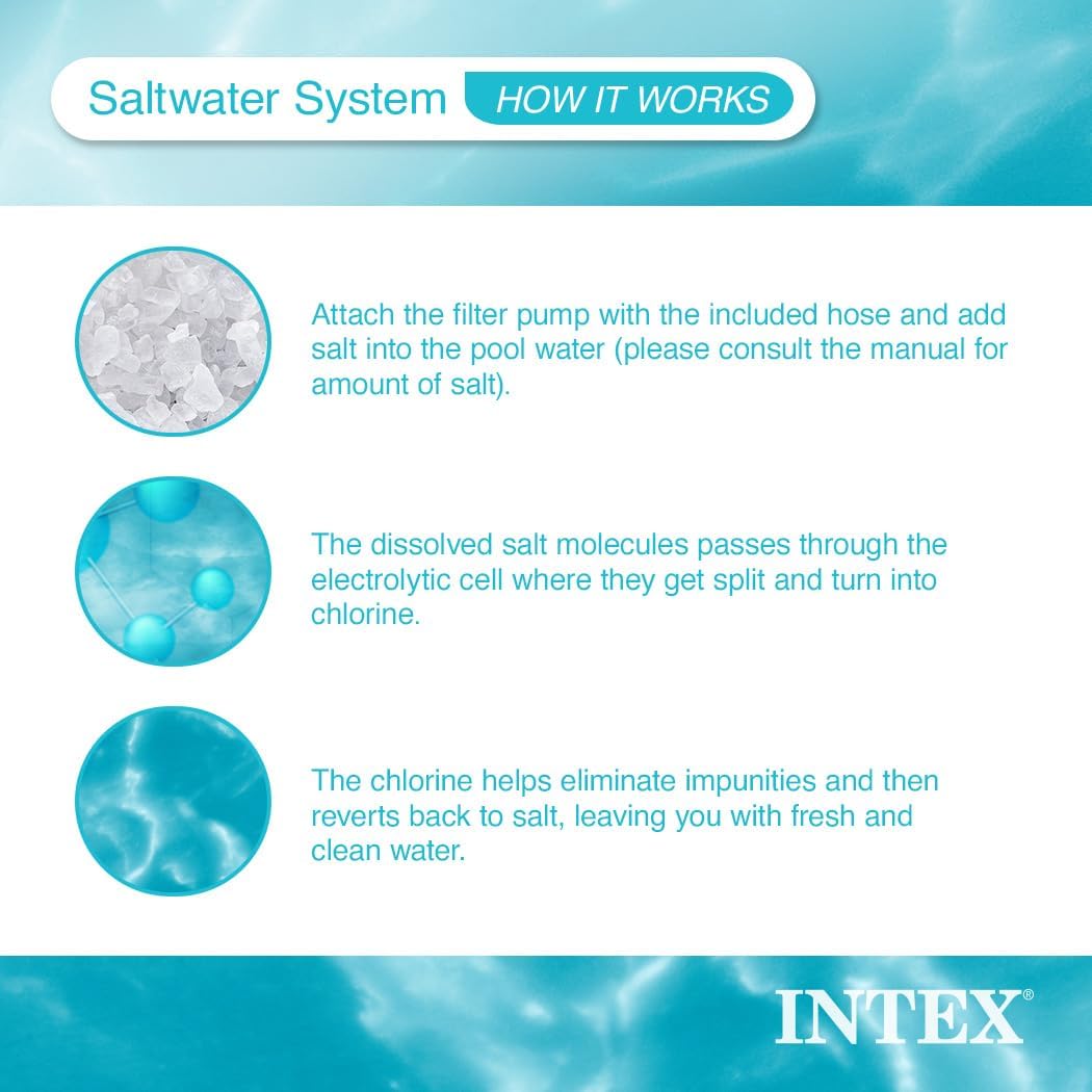 Krystal Clear Saltwater System for Above-Ground Pools up to 15,000 Gallons