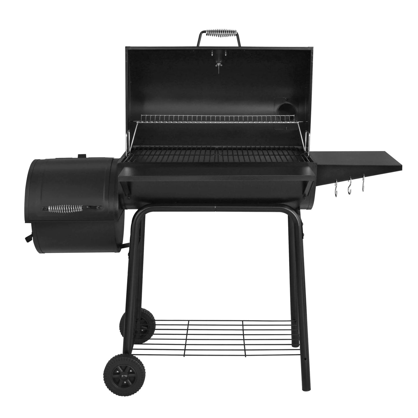 Gourmet 30" BBQ Charcoal Grill and Offset Smoker