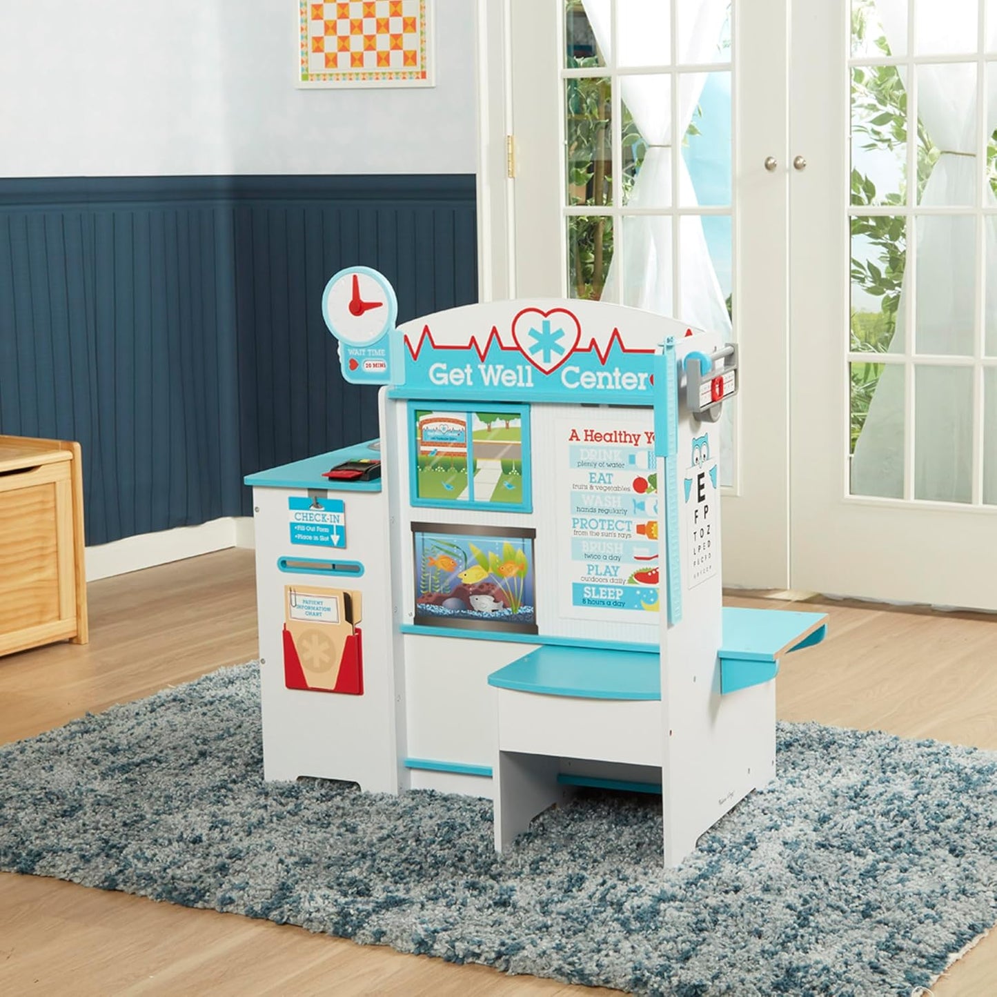 Wooden "Rehabilitation Therapist" Activity Center - Waiting Room, Examination Room, Registration Area