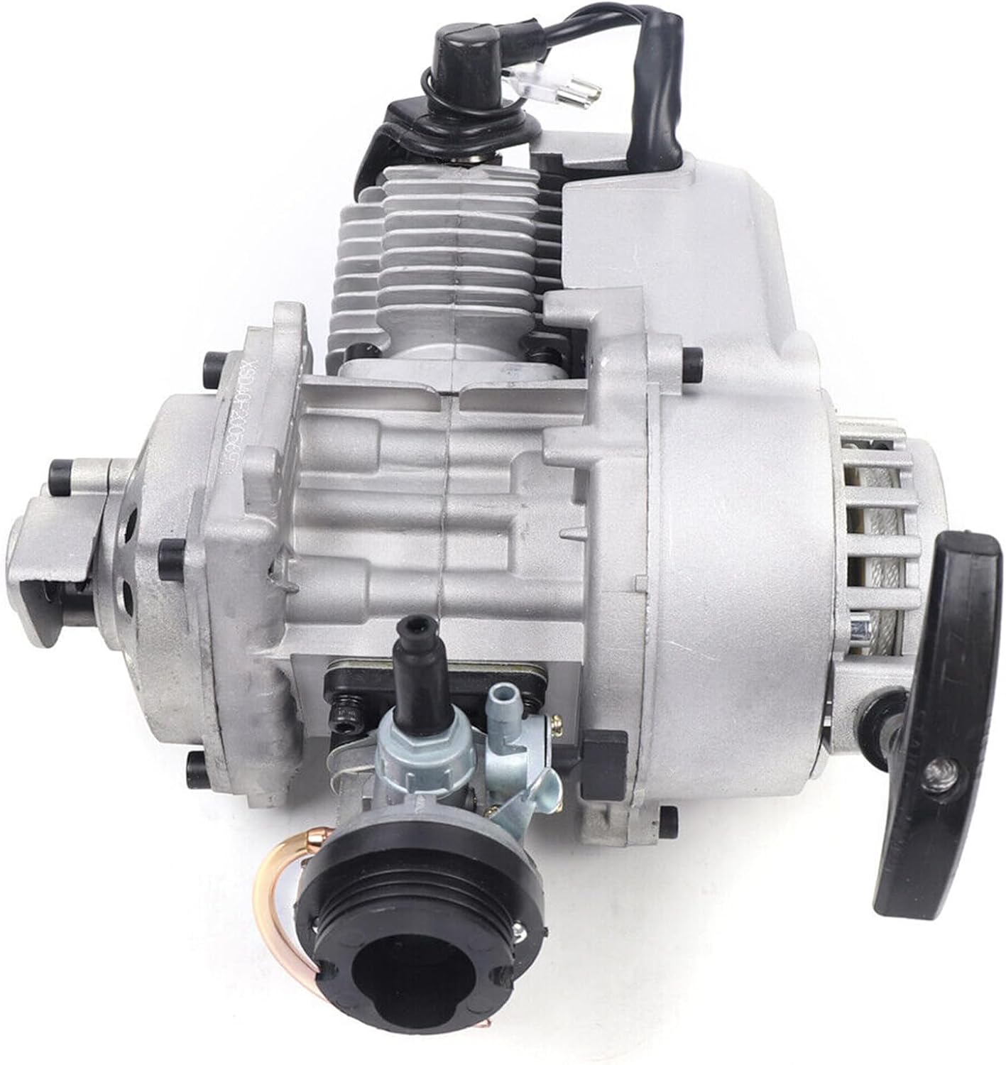 150CC 4 Stroke Engine Motor, Gy6 Single Cylinder Complete Engine Kit for 110cc-150cc Atvs and Go Karts and 11" Long Box Engine Size Scooters High-Flow Oil Pump CVT Carburetor Top Mount