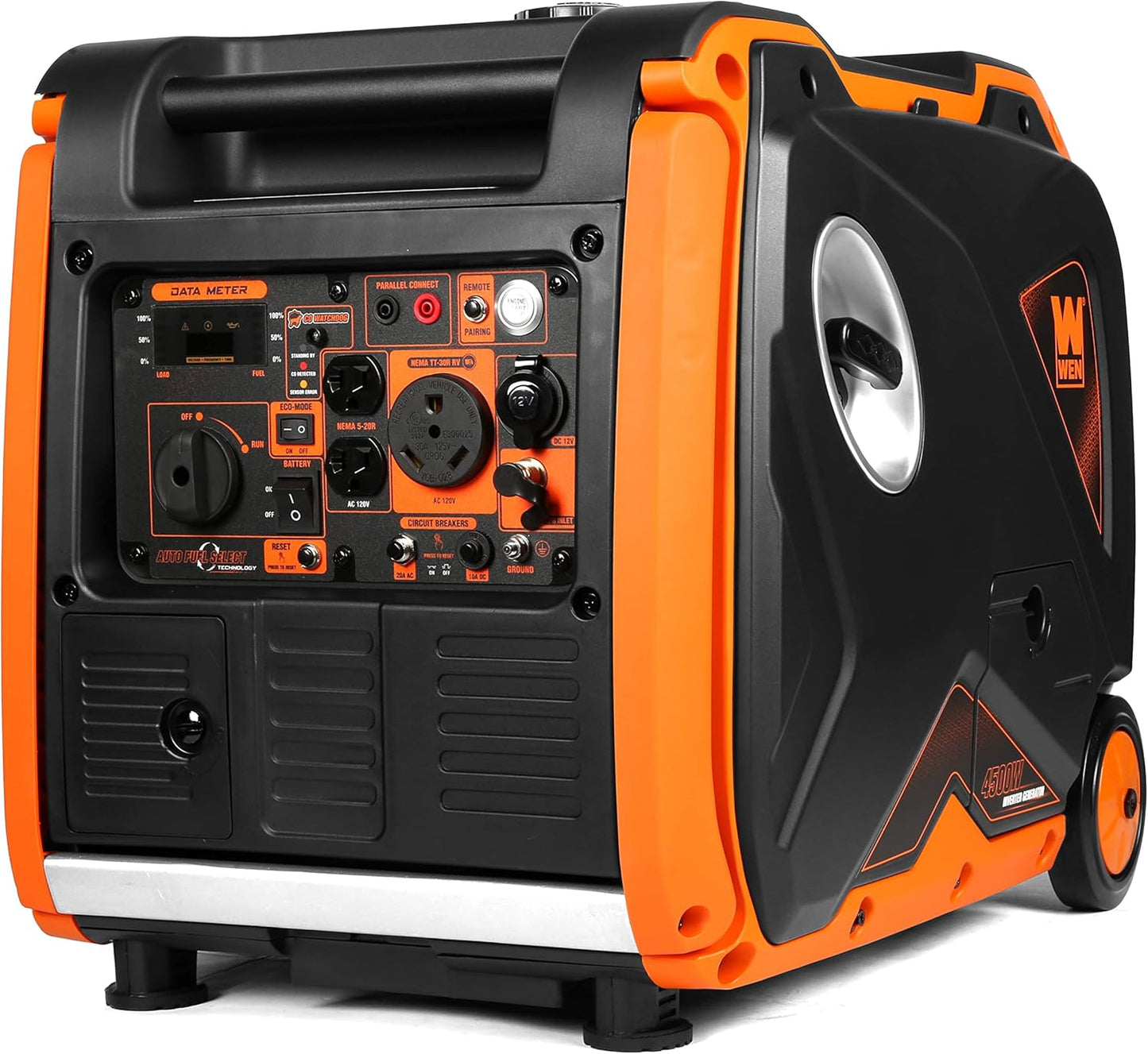 Quiet 6800-Watt Dual Fuel RV-Ready Electric Start Portable Inverter Generator with Fuel Shut Off and CO Watchdog for Electric Vehicle Backup (DF680iX)