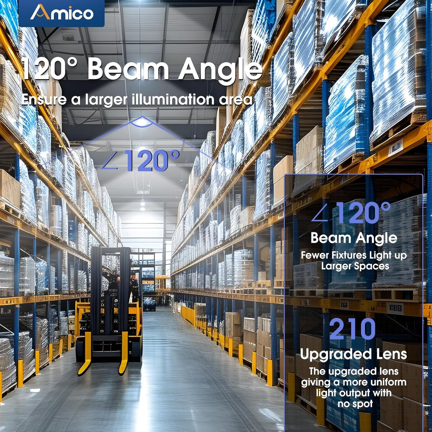 200-watt, 10 sets of UFO lamps, LED ceiling lights, 28,000 lumens, 5000K LED ceiling lights, 5-foot cable, can replace 650-watt metal halide/hot mercury lamps, suitable for gyms, factories, barns and warehouses.