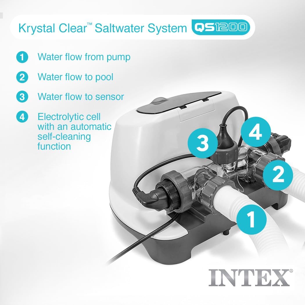 Krystal Clear Saltwater System for Above-Ground Pools up to 15,000 Gallons