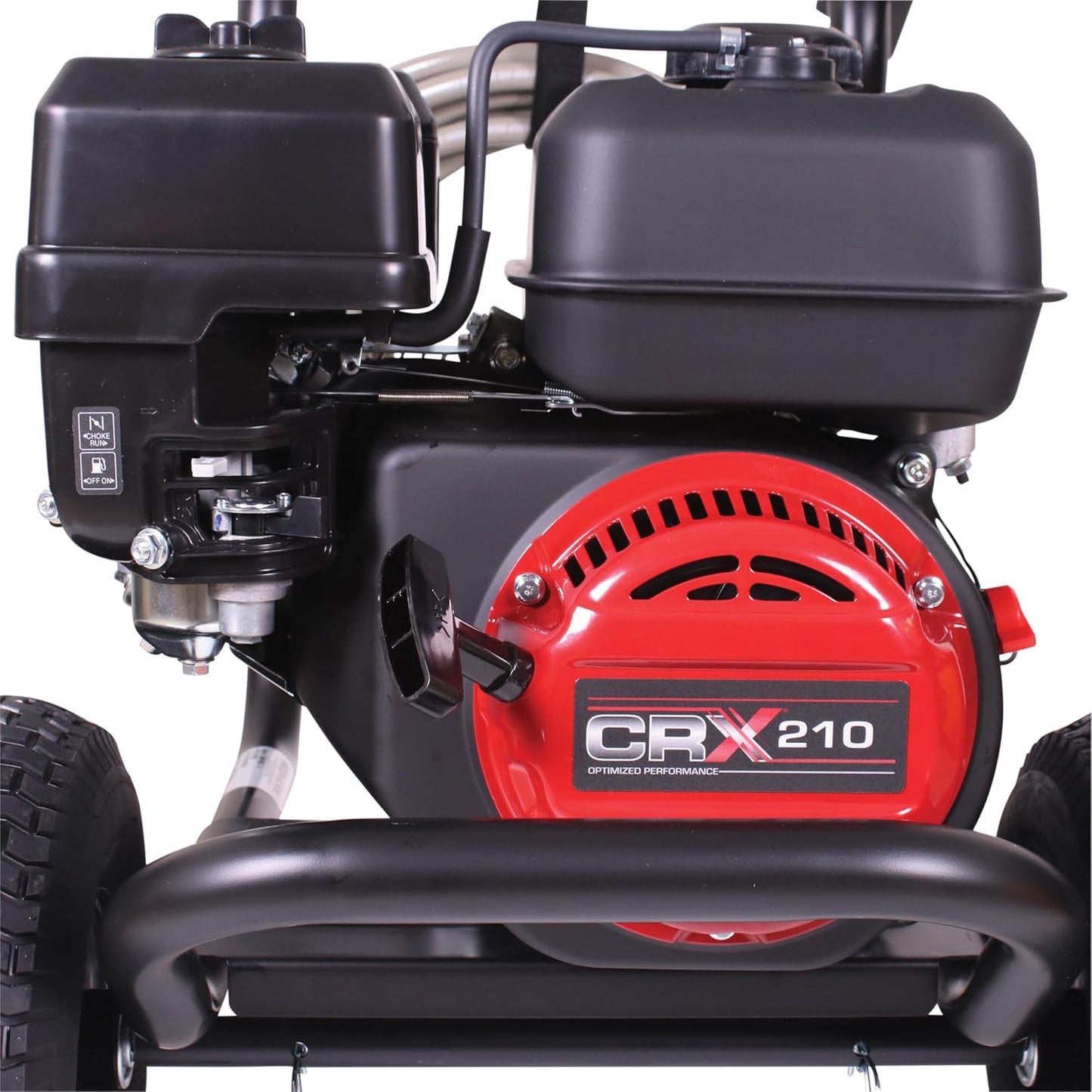 Cleaning CM61083 Clean Machine 3400 PSI Gas Pressure Washer, 2.5 GPM, CRX Engine, Includes Spray Gun and Wand, 4 QC Nozzle Tips, 5/16-in. x 25-ft. MorFlex Hose.